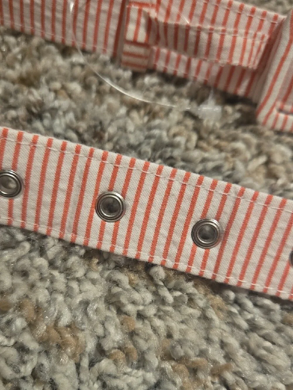 Striped Pink Women’s Fabric Belt